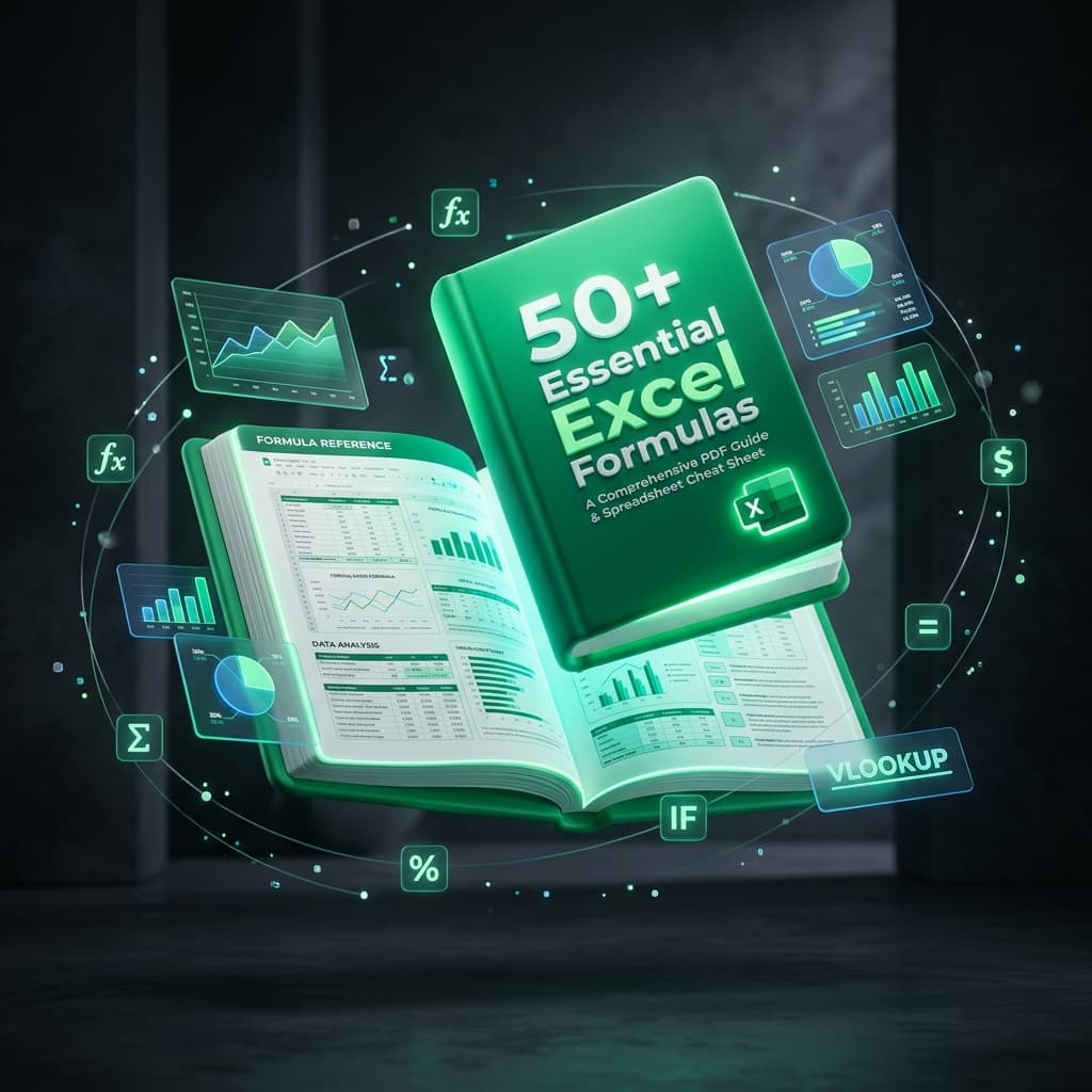 50+ Essential Excel Formulas Free PDF Guide