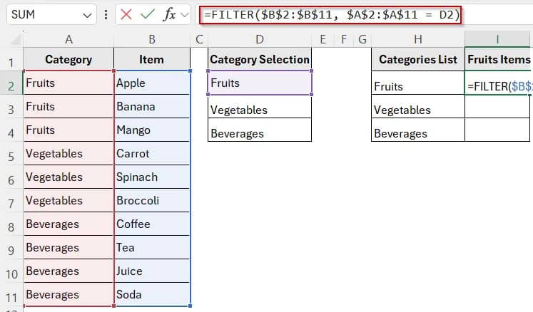 Build Multiple Dependent Drop-Downs Across Rows