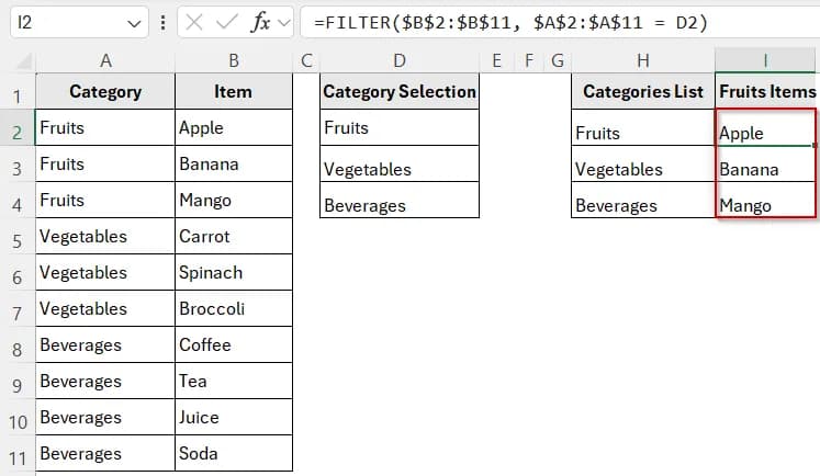 Build Multiple Dependent Drop-Downs Across Rows
