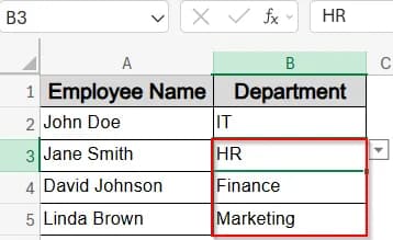 Pull Drop-Down List from Table in Another Sheet