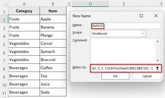 Create an Expandable Drop-Down List That Updates Automatically