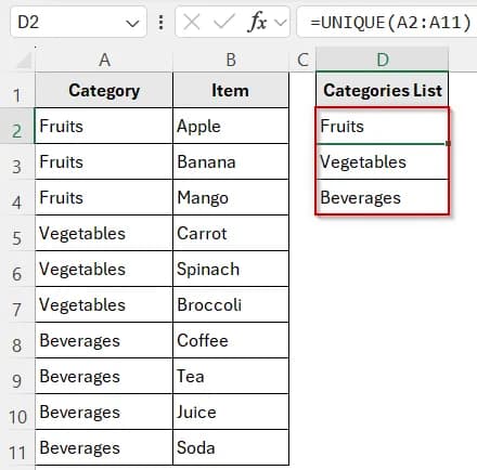 Create a Dependent Drop-Down That Updates Automatically