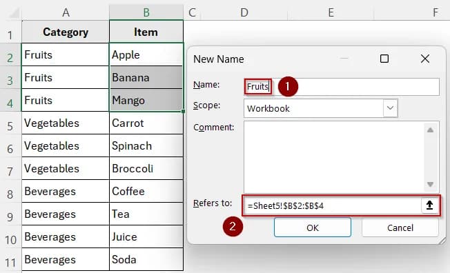 Use Named Ranges with INDIRECT for Classic Dependent Drop-Downs