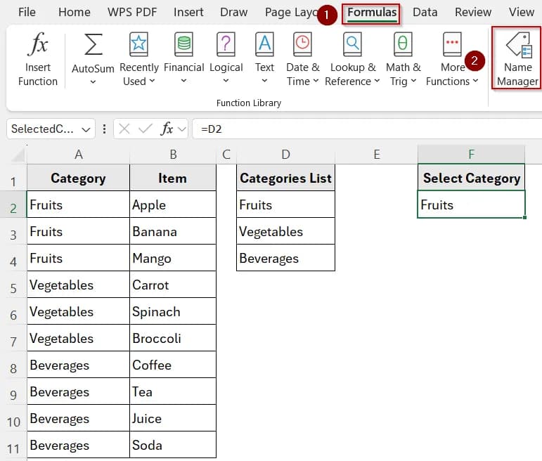 Create a Dependent Drop-Down That Updates Automatically