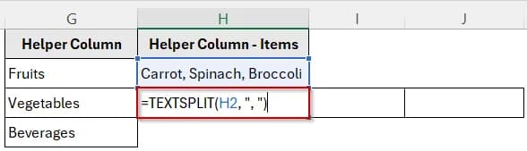 Create Dependent Drop-downs with XLOOKUP