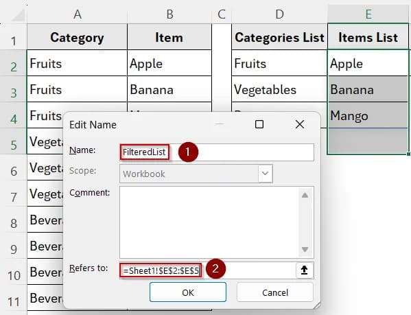 Create a Dependent Drop-Down That Updates Automatically