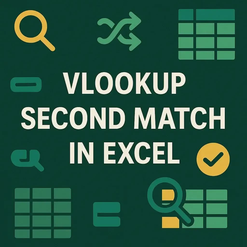 How to Vlookup and Return Second Match in Excel (2 Easy Ways)