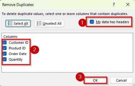 Find and Clean Duplicate Rows Using the Remove Duplicates Tool