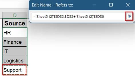 Extend Existing Named Range