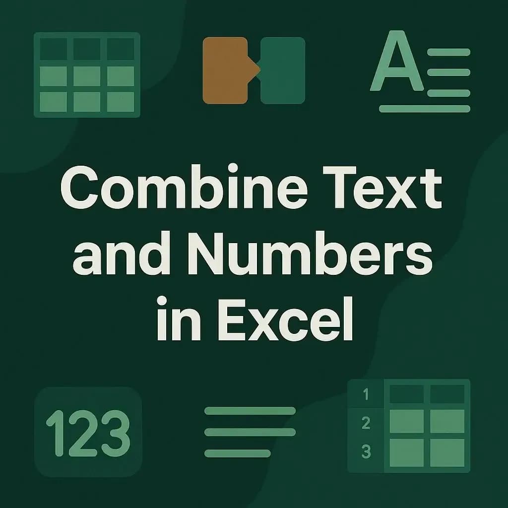 How to Combine Text and Numbers in Excel (6 Suitable Ways)
