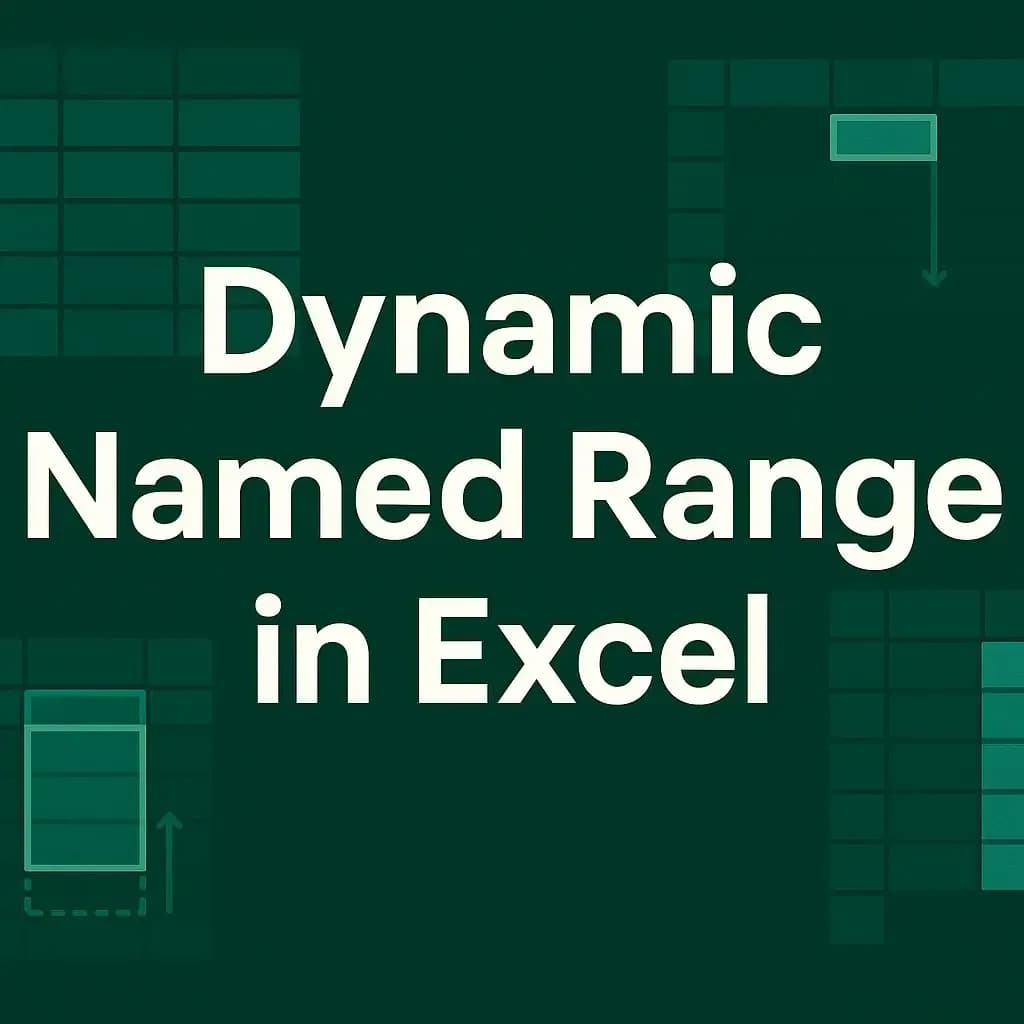 How to Use Dynamic Named Range in Excel (5 Examples)