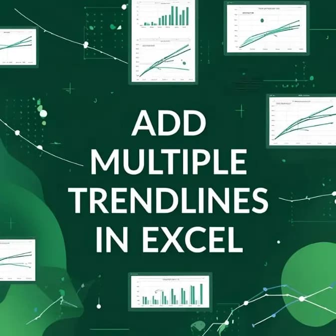 How to Add Multiple Trendlines in Excel (Single & Different Series)