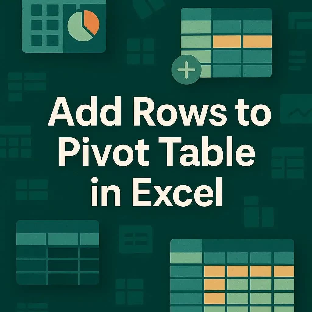 How to Add Rows to Pivot Table in Excel (3 Suitable Ways)