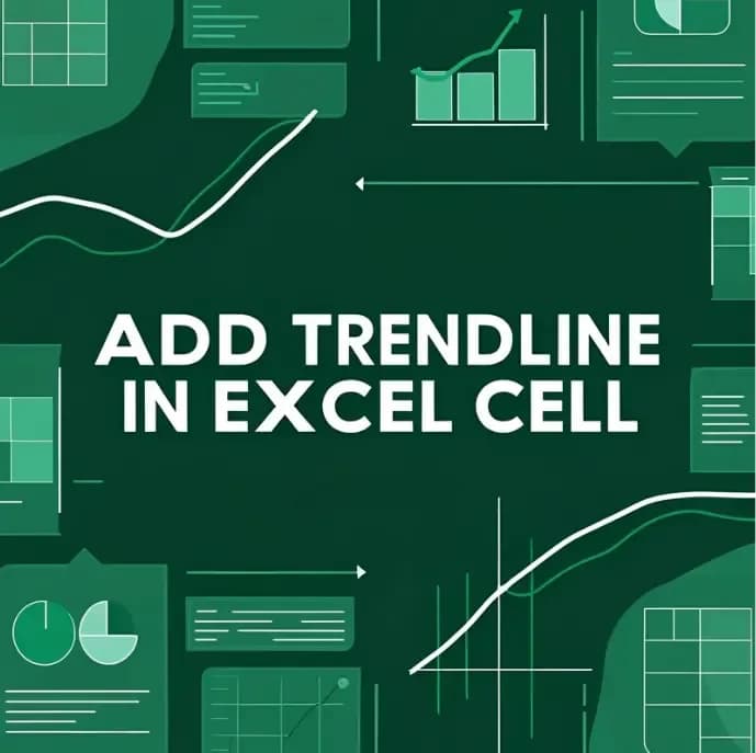 How to Insert Trendline in Excel Cell (with Sparklines)