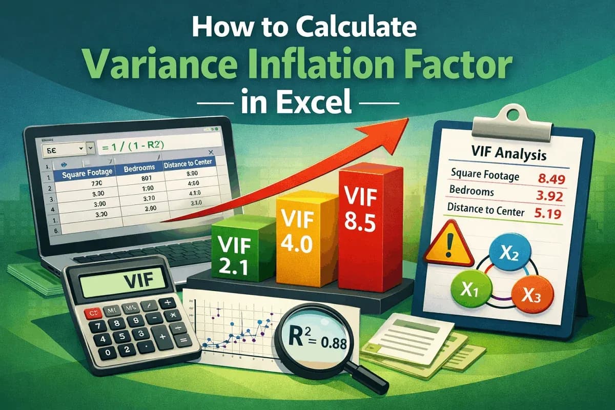 How to Calculate Variance Inflation Factor in Excel