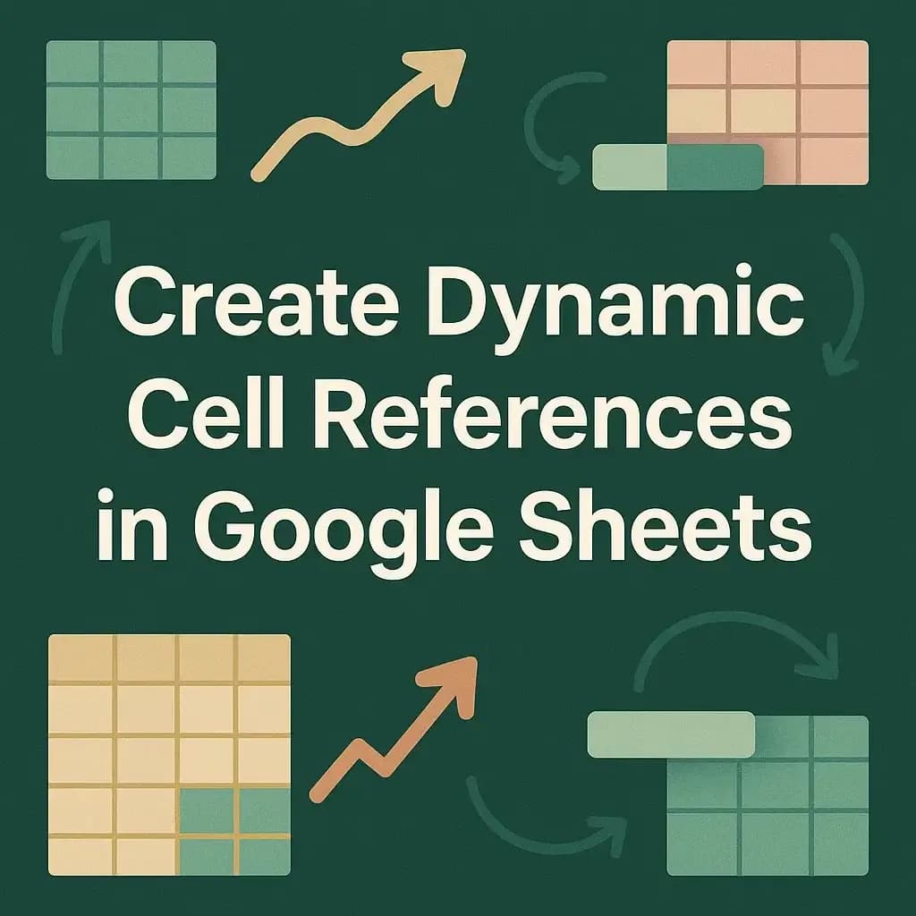 How to Create Dynamic Cell References in Google Sheets