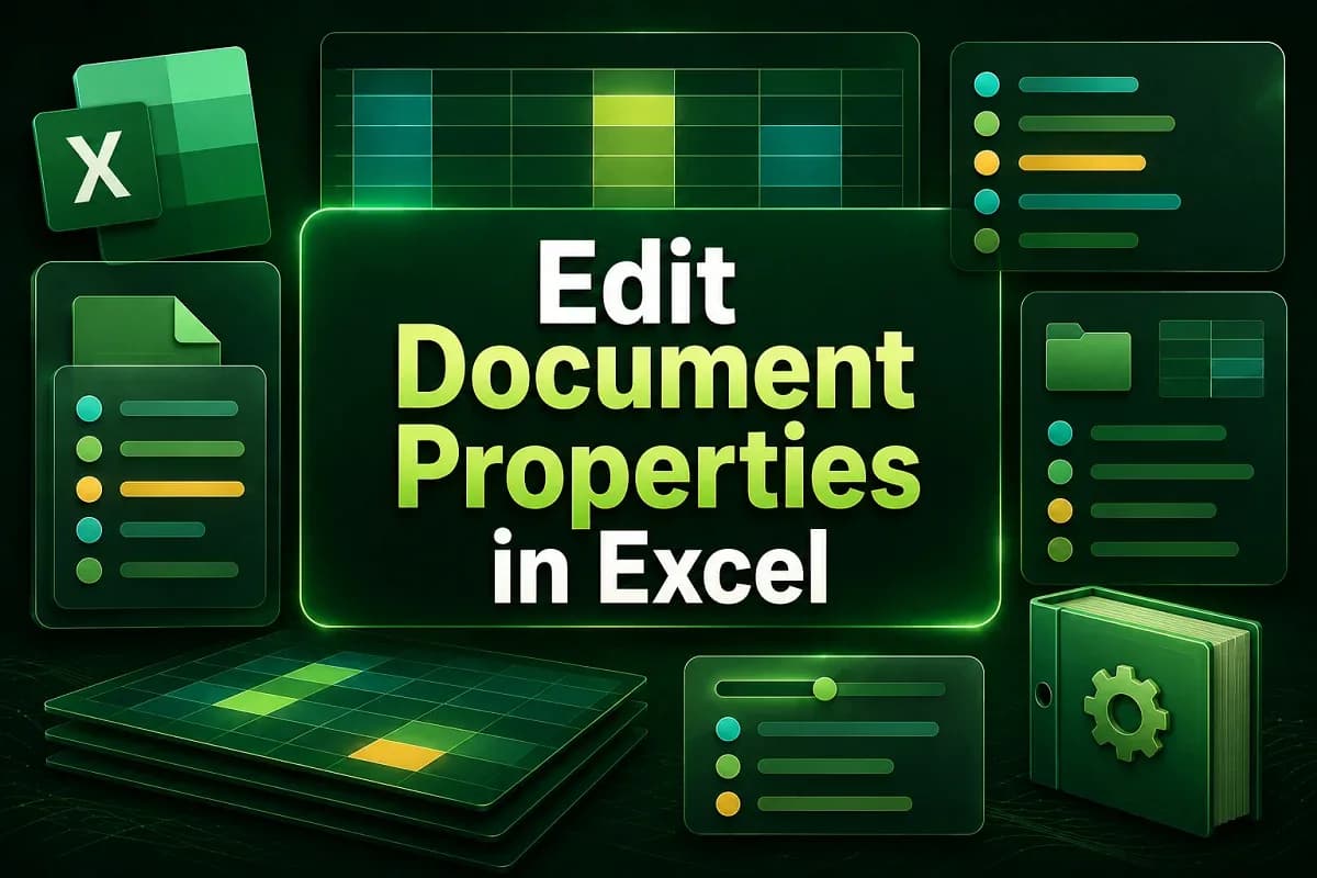 How to Edit Document Properties in Excel (4 Easy Ways)