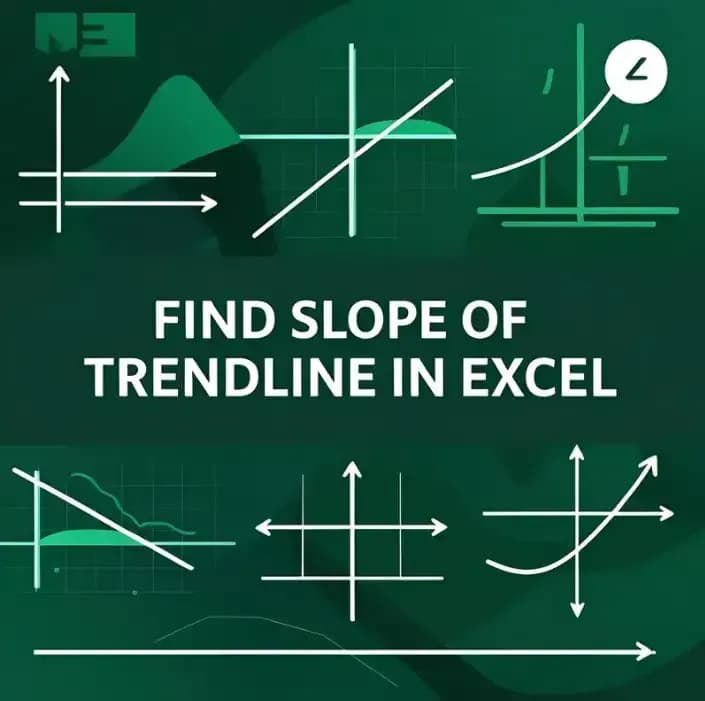 How to Find Slope of Trendline in Excel (3 Quick Methods)