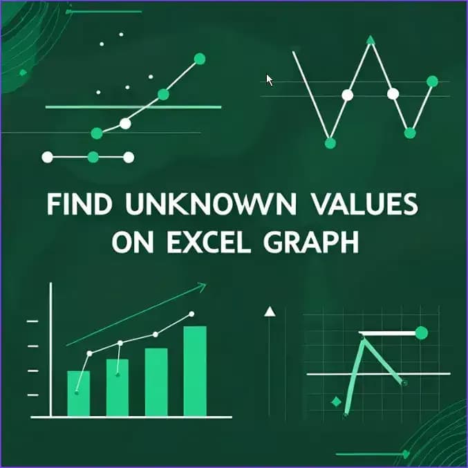 How to Find Unknown Value on Excel Graph