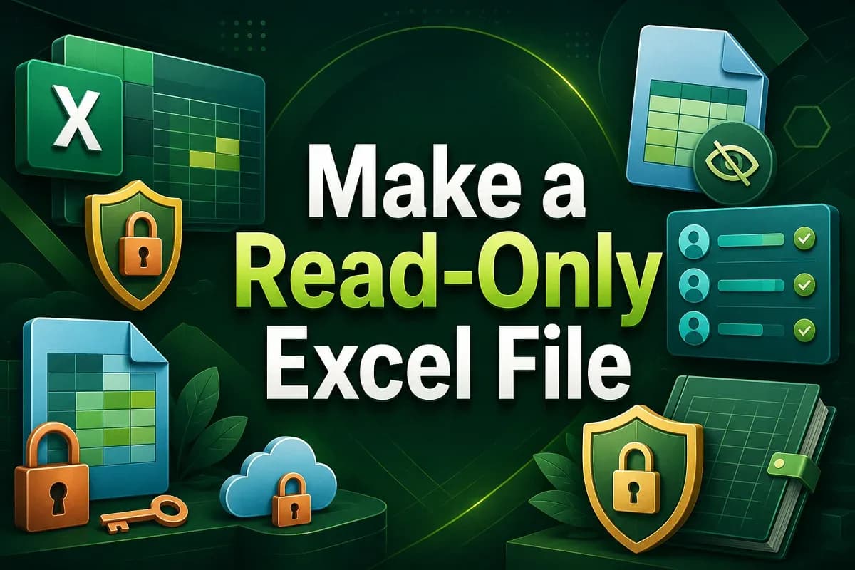 How to Make an Excel File Read-Only (3 Suitable Ways)