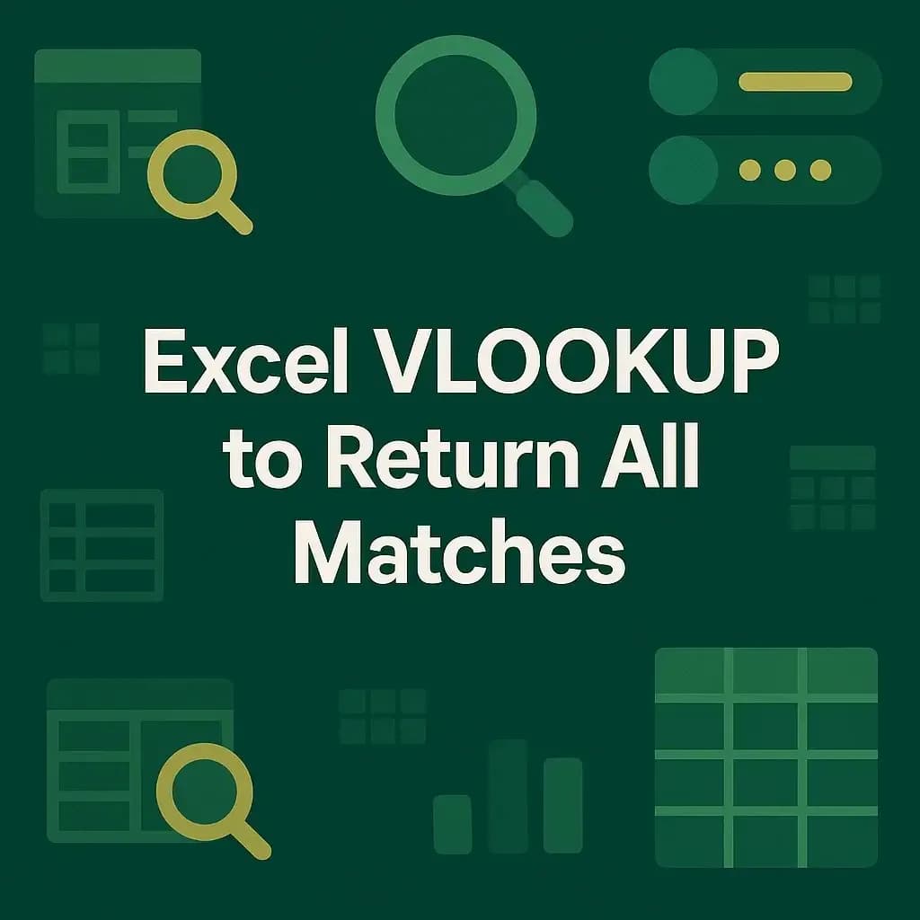 How to Vlookup to Return All Matches in Excel (4 Suitable Ways)