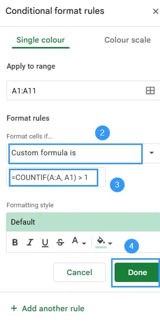 Using Conditional Formatting to Visually Flag Duplicates