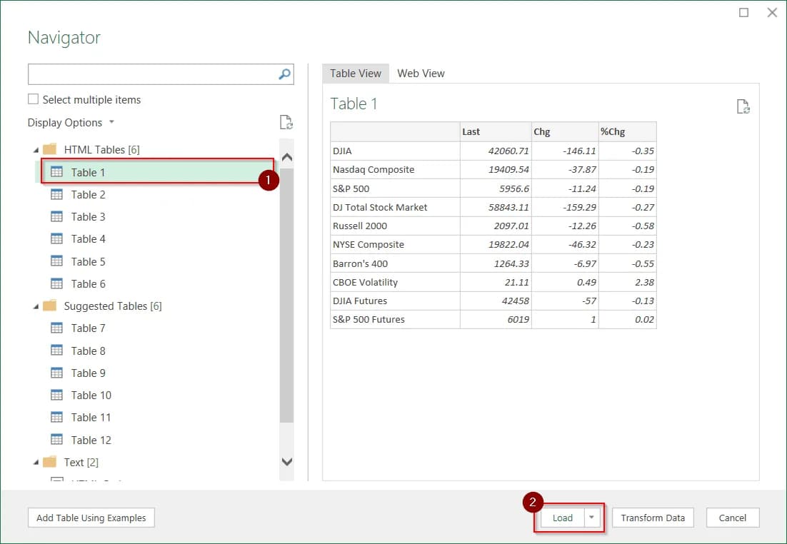 Getting Live Stock Prices from the Web