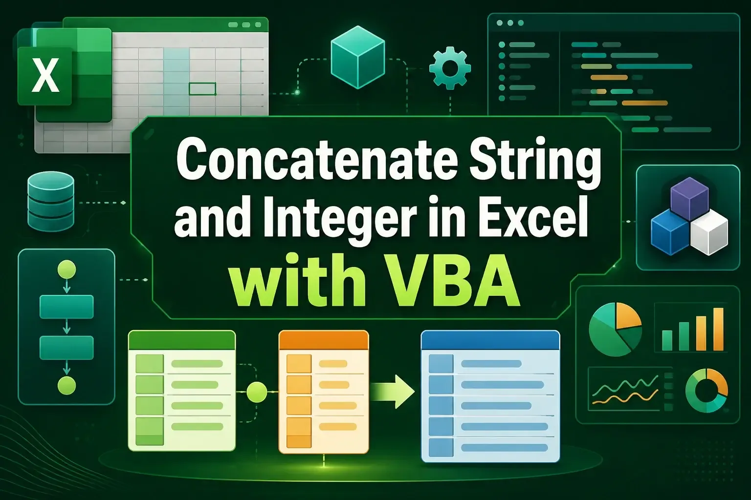 How to Concatenate String and Integer in Excel Using VBA