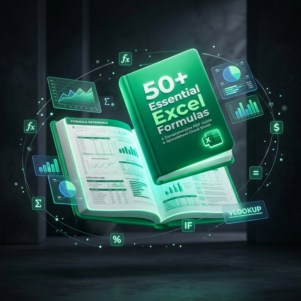 50+ Essential Excel Formulas Free PDF Guide