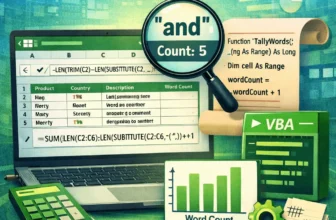 featured image - how to tally words in excel