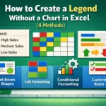 featured image - create a legend without a chart in excel