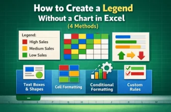 featured image - create a legend without a chart in excel