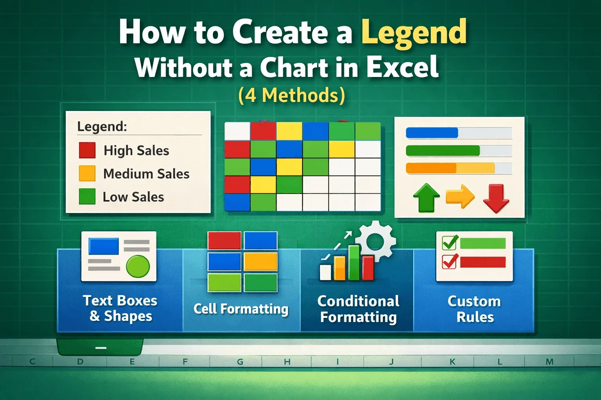 How to Create a Legend Without a Chart in Excel (4 Methods) - Excel Insider