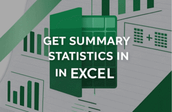 featured image - get summary statistics in excel