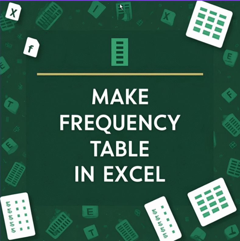 featured image - how to make frequency distribution table in excel