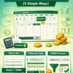 featured image - how to tally a column in excel