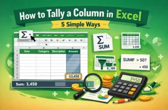 featured image - how to tally a column in excel