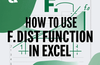 featured image - how to use f.dist function in excel