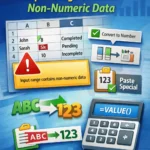 featured image - input range contains non numeric data in descriptive statistics