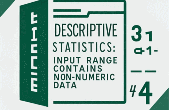 featured image - input range contains non numeric data in descriptive statistics