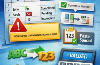 featured image - input range contains non numeric data in descriptive statistics
