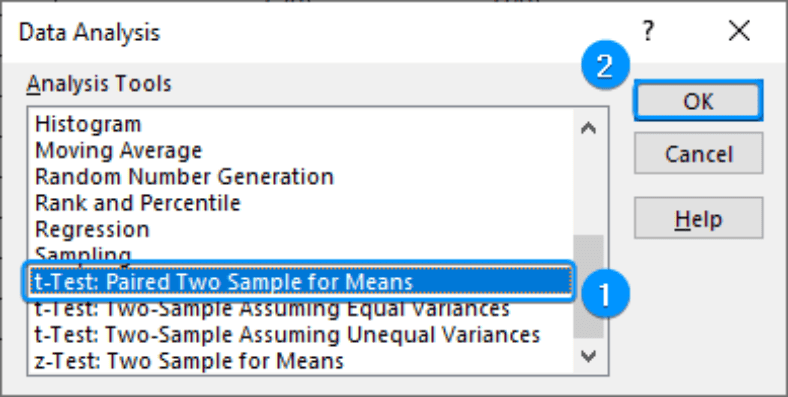 How to Do a T-Test in Excel (Paired, Two & One Sample Tests) - Excel ...