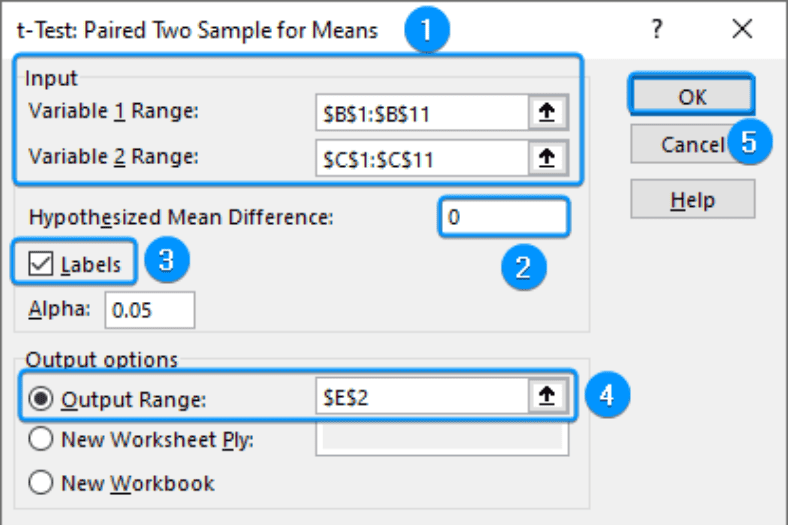 How to Do a T-Test in Excel (Paired, Two & One Sample Tests) - Excel ...