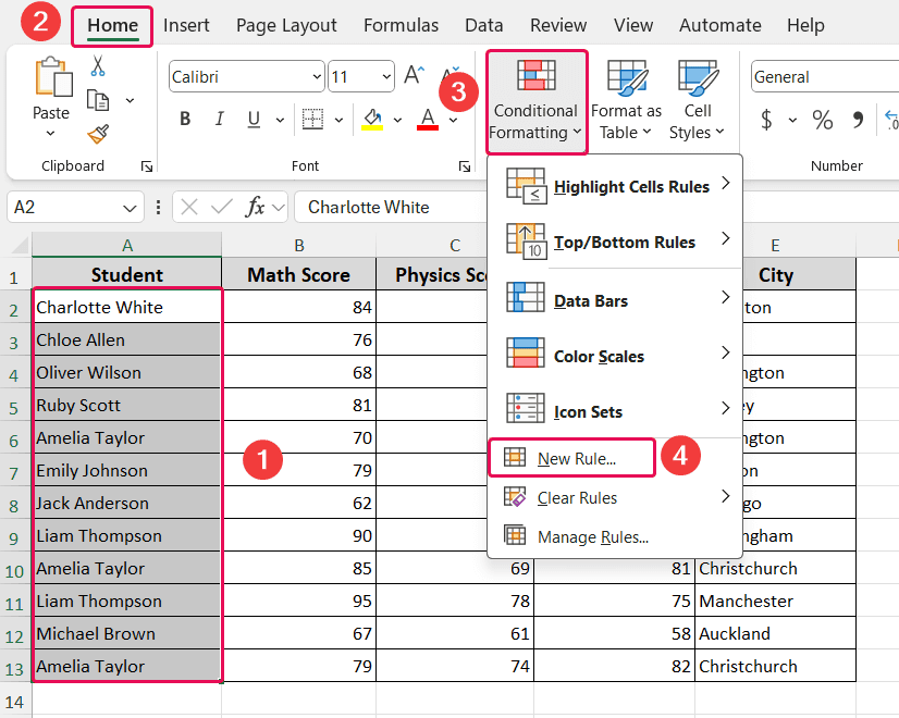 Apply Conditional Formatting To Find Out Duplicates