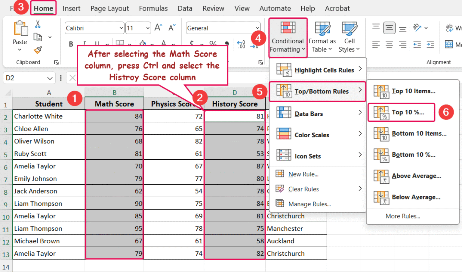How to Apply Conditional Formatting to the Selected Cells (5 Ways ...