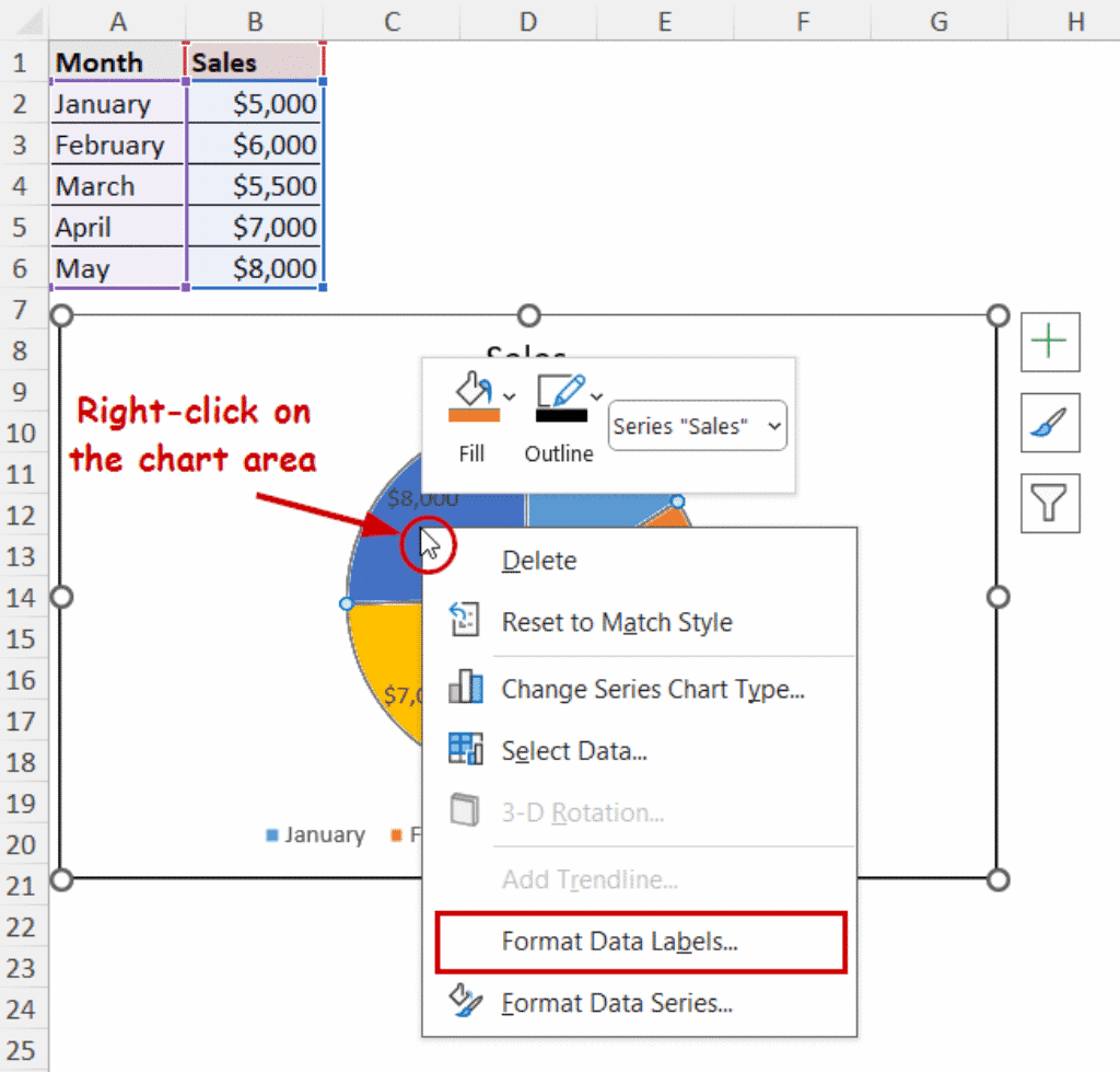 How to Create Outside End Data Labels in Excel (3 Quick Methods ...