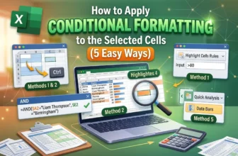 featured image - apply conditional formatting to the selected cells in excel