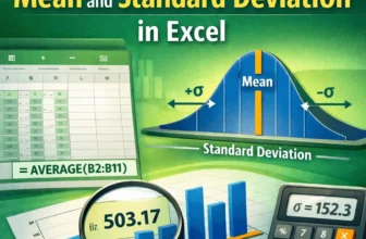 featured image - calculate mean and standard deviation in excel