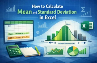 featured image - calculate mean and standard deviation in excel