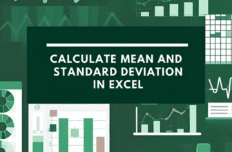featured image - calculate mean and standard deviation in excel